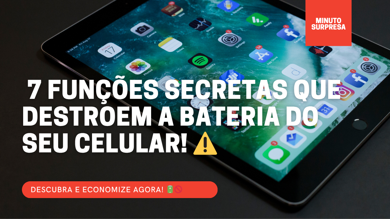 7 funções ocultas que acabam com a bateria do seu celular sem que você perceba